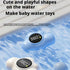 Generic Digital Floating Water Thermometer, Waterproof Digital Bathtub Thermometers with LED Display, Bath Water