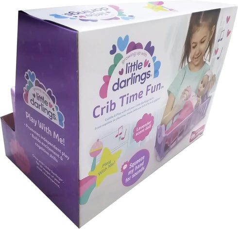 New Adventures Baby Maziuna Magic Nursery - 8" Doll in Crib Playset for Children's Pretend Play