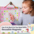 Potty Training Reward Chart, 35 Reusable Stickers, Crown, Instructional Stickers, Unicorn