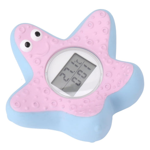 Hamwesh 3 Baby Bath Thermometer, LCD Display Auto On Off Bath Thermometer, Water with Silent Alarm Clock Timing Color