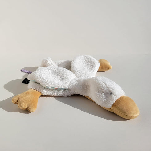 9.8 Inches (Pack 1) Helga The Goose, Pacifier Holder, Security Blanket Lovey, Infant Stuffed Toy, of (Cannoli Cream)