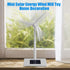 Wind Mill Toy, 14x9x26cm White Solar Wind Toy for Kids, Decorative Item or Teaching Tool