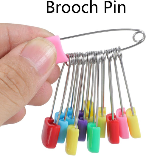 Xinsheinelry 12 Pcs Colors Locking Baby Cloth Nappy Diaper Craft Pins