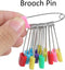 Xinsheinelry 12 Pcs Colors Locking Baby Cloth Nappy Diaper Craft Pins