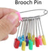 Xinsheinelry 12 Pcs Colors Locking Baby Cloth Nappy Diaper Craft Pins