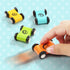 TOP BRIGHT Wooden Car Ramp Race Track Toy - Toddler Car Playset with 12 Pack Replacement Cars