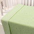 Soft Minky Baby Blanket for Boys Girls, Star and Moon Printed 30 x 40 Inch Receiving Blanket (Green)
