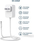 CONMDEX Graco Swing Power Cord 6ft, Replacement for Duetsoothe/DuoGlider/Graco Baby Swing/Adapter 5V Charger Ideal for