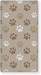 Streeyiu Brown Dog Paws Baby Crib Sheets for Boys Girls Paw Fitted Crib