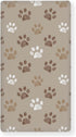 Streeyiu Brown Dog Paws Baby Crib Sheets for Boys Girls Paw Fitted Crib