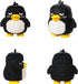 Set, 3D Bricks,1499 KLJM-07 Larcele Animal Series Micro Building Blocks Animal DIY Mini Building Toy Pieces (Penguin)