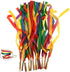 Rainbow Dance Ribbons - 12PCS Rhythm Ribbon Streamers for Kids, Bright & Multi-Colored