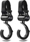 SUNVENO Baby Stroller Hooks for Mom - 2 Pack Purse Shopping Grocery Bag and Accessory
