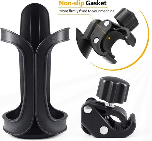 Universal Stroller Cup Holders, Pack of 2 Adjustable Pram Bottle Organizer for Bikes, Trolleys, Walkers, Wheelchairs