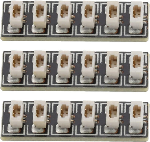 eMagTech 3X 6 Port Expansion Boards DIY Kit - Compatible with Lego and Other Building Blocks for LED Lights