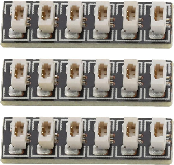 eMagTech 3X 6 Port Expansion Boards DIY Kit - Compatible with Lego and Other Building Blocks for LED Lights