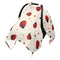 Mazeann Cute Ladybugs Dot Car Seat Cover Baby Breathable Soft Infant Carseat Covers