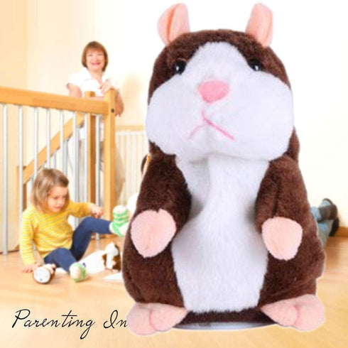 BestLand Plush Interactive Toys PRO Talking Hamster, Electronic Pet Chatimals Mouse Buddy, 5.7 x 3 inches, Brown