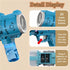 DinXlon toys 10000+ 360 2 4-8, Kids Bubble Gun Automatic Light Up, Bubbles Per Minute, Leakproof Bubble Blower