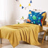 Set 4 Set Wake In Cloud - Dinosaur Toddler Bedding for Boys, Cute Colorful Dinosaurs, Pieces Soft Crib Bed Including