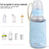 Qinlorgo 10W Bottle Warmer, USB Microfiber PU Baby Bottle Warmer Travel Bottle Warmer with Indicator Light for Water