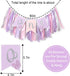 Agvgaza 1st Pink & Purple Butterfly Highchair Banner for Girls - Spring Butterfly One Party Decor & Cake Smash Photo