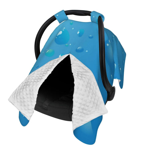 Hcpwzrf Very Cool Water Droplets Baby Car Seat Cover & Nursing Cover -