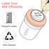 8oz (2 COMI Wide Neck Glass Breastmilk Collection n Storage Bottle, with Screw Ring Sealing Disk; Re-markable Sealing