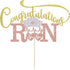Congratulations RN Cake Topper -Congrats Nurse/BSN Cake Decor,Congratulations High School/College Graduation,Medical