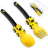 Construction Toddler Utensils - Forks and Spoons Set - Suitable for Kids Utensils - Portable Set for 1-5 Year Old