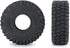 4pcs 64mm Rubber Tires Set, Crawler Tires with Foam for 1:18 TRX4-M TRX4M RC Car