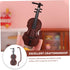 10 Sets Violin Ornaments Miniature Toys, Home Decorations and Musical Instrument Desk Topper