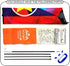 58" Fighter Plane Kite for Kids & Adults, Easy to Fly, with Reel and 200ft String by HONBO
