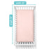 American Baby Company Supreme 100% Natural Cotton Fitted Crib Sheet - 52" x 28", Blush, Hypoallergenic Jersey Comfort