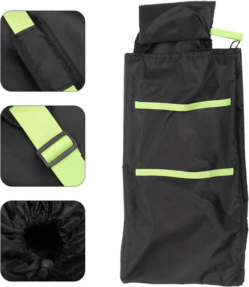 Double Stroller Travel Bag with Gate Check Function Waterproof Stroller Storage Carrier for Airplane Suitable