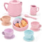 Lorfancy 20 Pcs Silicone Tea Party Set for Little Girls Kids Toddlers