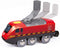 Hape Hand Crank Powered Train | Button Operated, Rechargeable Kinetic Powered Engine