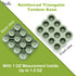 Baby Food Storage Container - 1.5oz x 12 Pods Silicone Freezer Tray with Lid for Homemade Baby Food (Green)