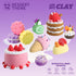 12 LOUFOR Air Dry Clay Kits - Modeling Clay for Kids, Ultra Light & Soft, Safe & Non-Toxic, Boxes DIY Model Magic Clay