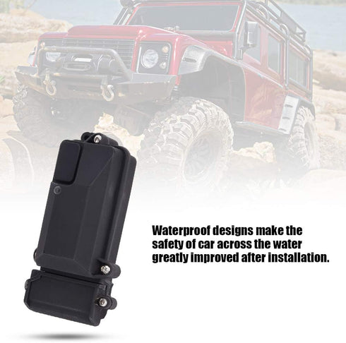 Tbest Sealed Waterproof Receiver Box for RC Car, Accessory for RC Crawler, Waterproof Receiver Box