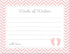 MyExpression.com 48 Count Pink Baby Feet Footprint Advice Cards