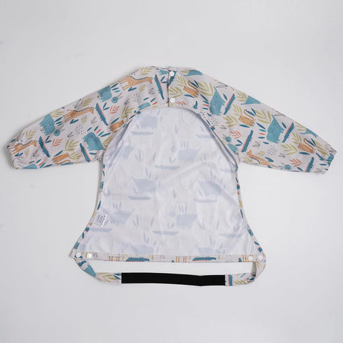 CoolaPeach Long Sleeve Baby Bib - Mess-Proof Feeding Bibs for Babies - Adjustable, Waterproof, and Highchair/Table