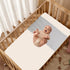 100% Mulberry Silk Crib Sleeve Sheet for Baby Hair, 22 Momme Silk