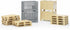 Bruder 02415 Logistics Set with Pallets, Warehouse and Trailer Bins, and Forklift