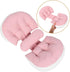 Yardwe U Shaped Pregnancy for Back Pain Relief Belly Support for Side Sleeping Cooling Maternity Pillow Lightweight
