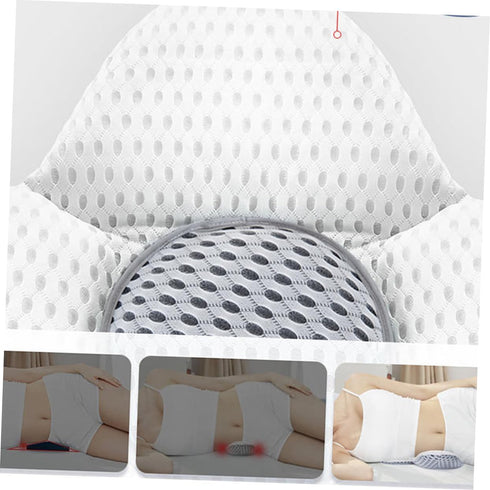 PRETYZOOM Pregnant Woman Pads Waist Pillow for Lower Back Support Breathable Mesh Fiber Pillow