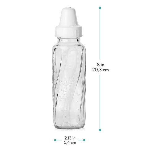8 Oz, 6 Evenflo Feeding Classic Glass Bottle, Twist Bottles, Bottles