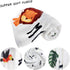 Baby Monthly Milestone Blanket Boy, Jungle Animals Newborn Month Blanket for Personalized Safari Nursery Decor