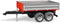 Tipping trailer with grey sides