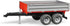 Tipping trailer with grey sides